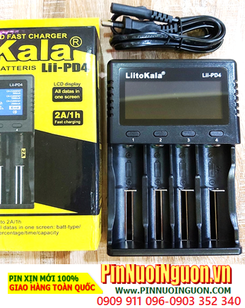 LiitoKala Lii-PD4, Máy sạc Pin và đo dung lượng Pin LiitoKala Lii-PD4 (Sạc 4 pin và đo Pin Lithium Li-ion và NiMh)